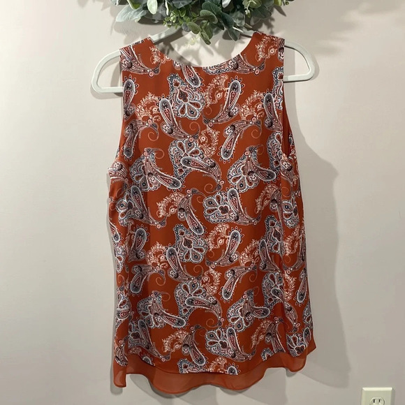 Cato Est. 1946 sleeveless paisley layered top M - Picture 2 of 11
